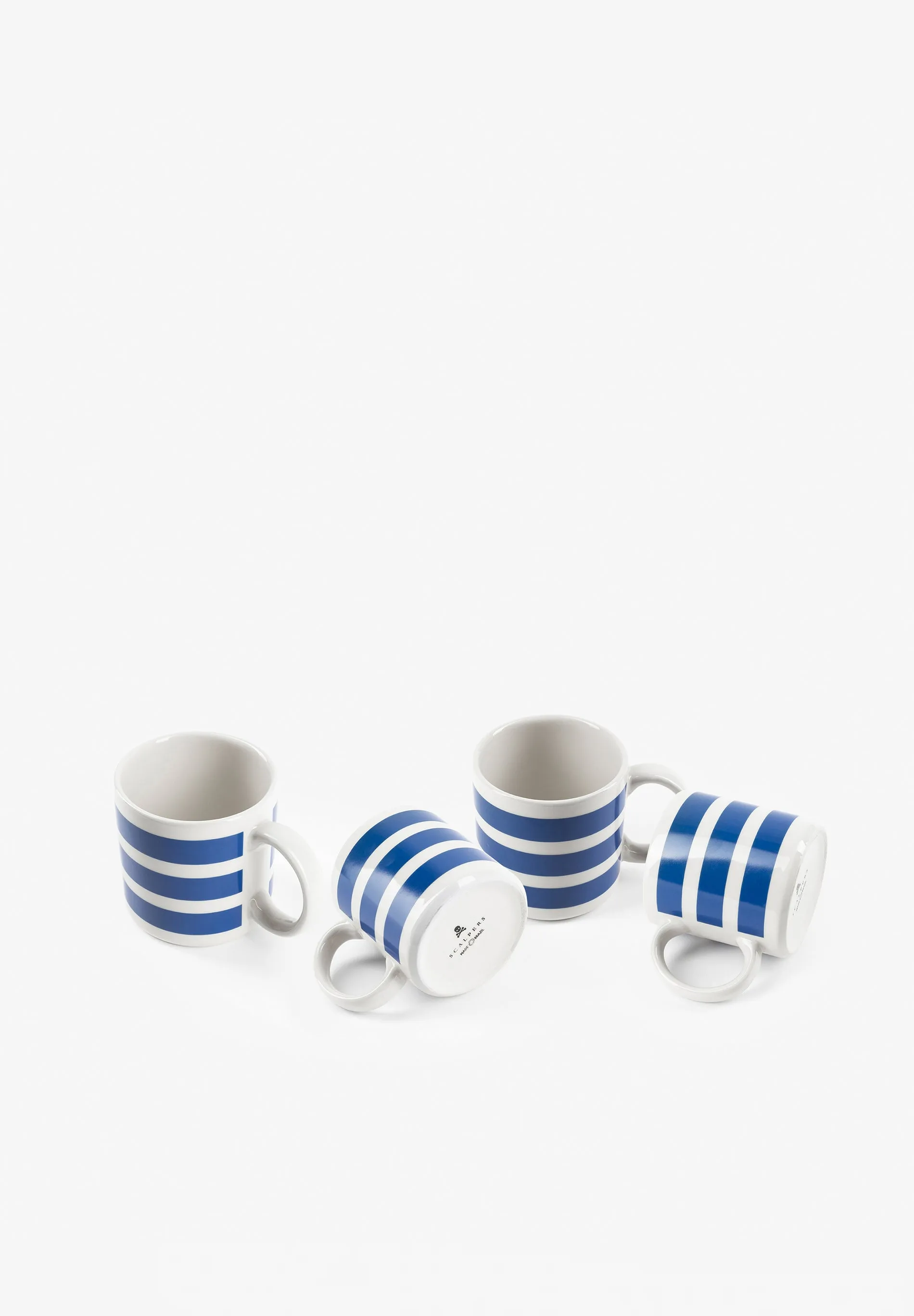 SET TAZAS RAYAS