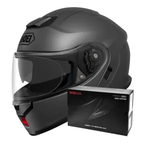 Shoei Neotec 3 Matt Deep Grey + Intercom Sena SRL-03 