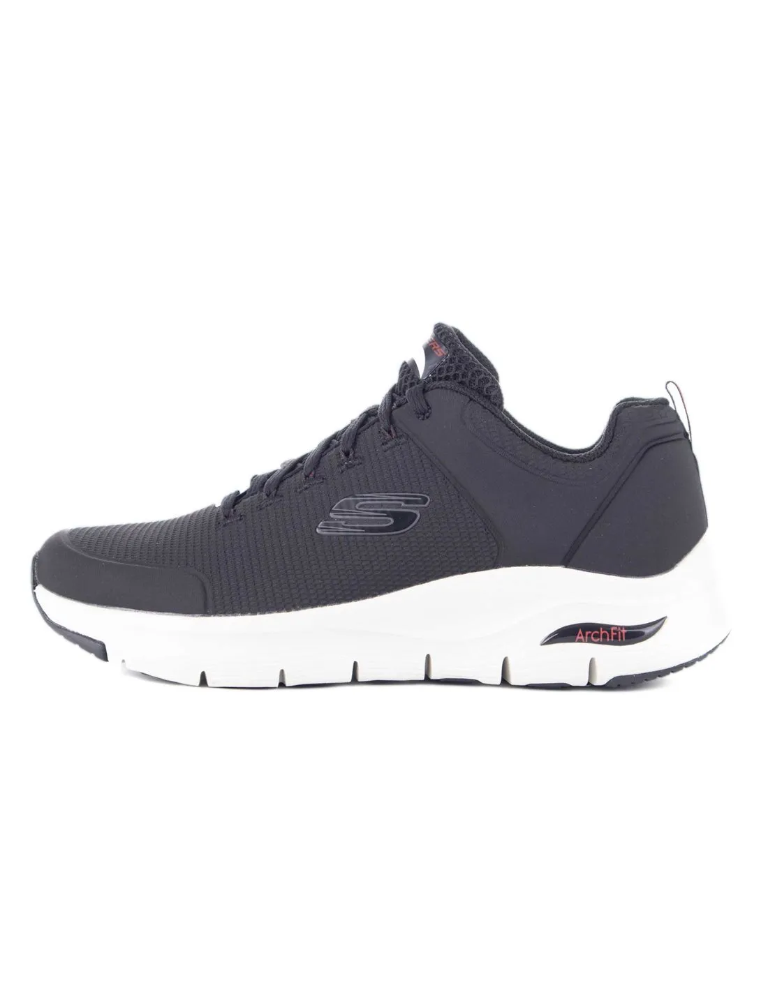 SKECHERS - Zapatillas negras Arch Fit Titan Hombre