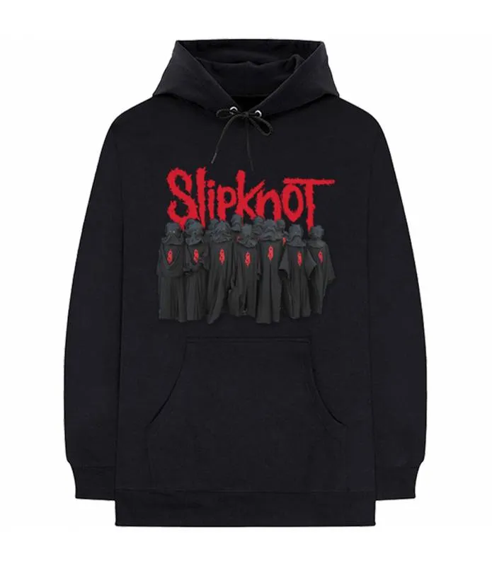 Slipknot Unisex Pullover Hoodie: Choir (Back Print)  Sudadera con capucha y cremallera Licencia Oficial RockOff SKHD56MB