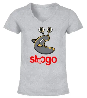 Slogoman Merch Camiseta cuello pico Mujer