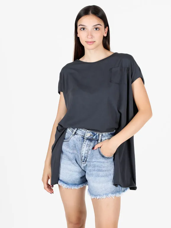 Solada Camiseta mujer oversize con bolsillo