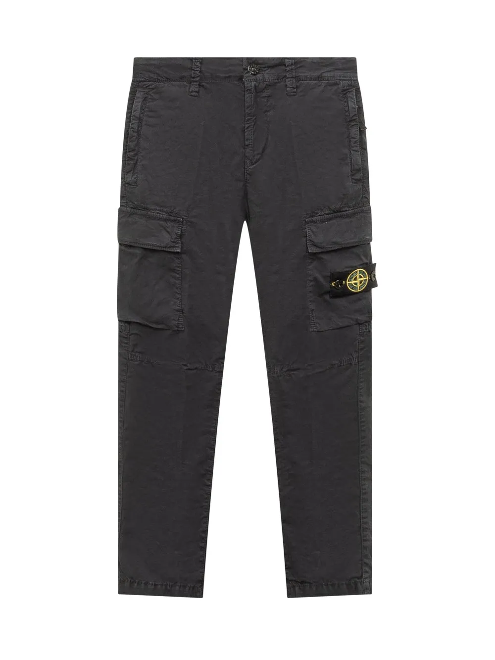 STONE ISLAND KIDS Tapered Badge Pants