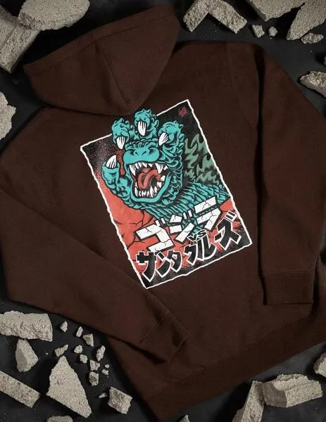 SUD. CAP. SANTA CRUZ X GODZILLA HAND  BROWN