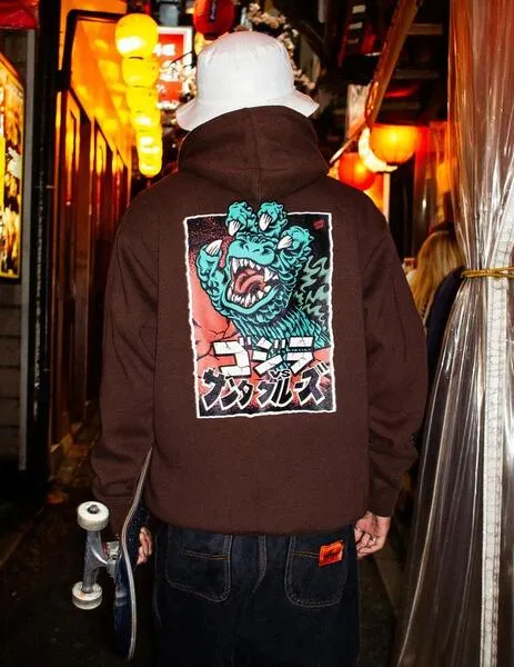 SUD. CAP. SANTA CRUZ X GODZILLA HAND  BROWN