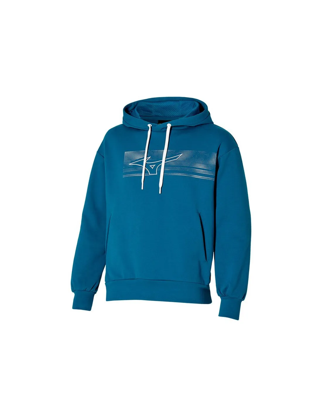 Sudadera De Running Mizuno Athletics Graphic Hombre Azul