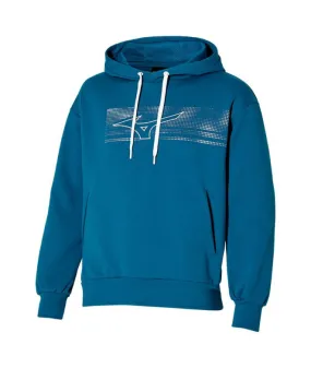 Sudadera De Running Mizuno Athletics Graphic Hombre Azul