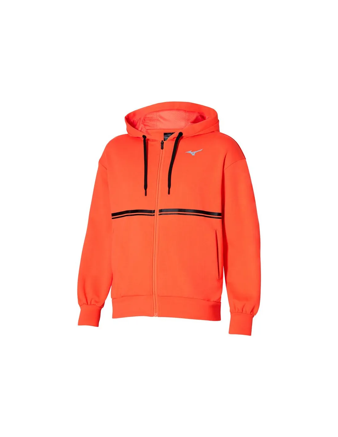 Sudadera De Running Mizuno Athletics Hombre Naranja