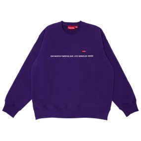 Supreme Shop Small Box Crewneck - Los Angeles