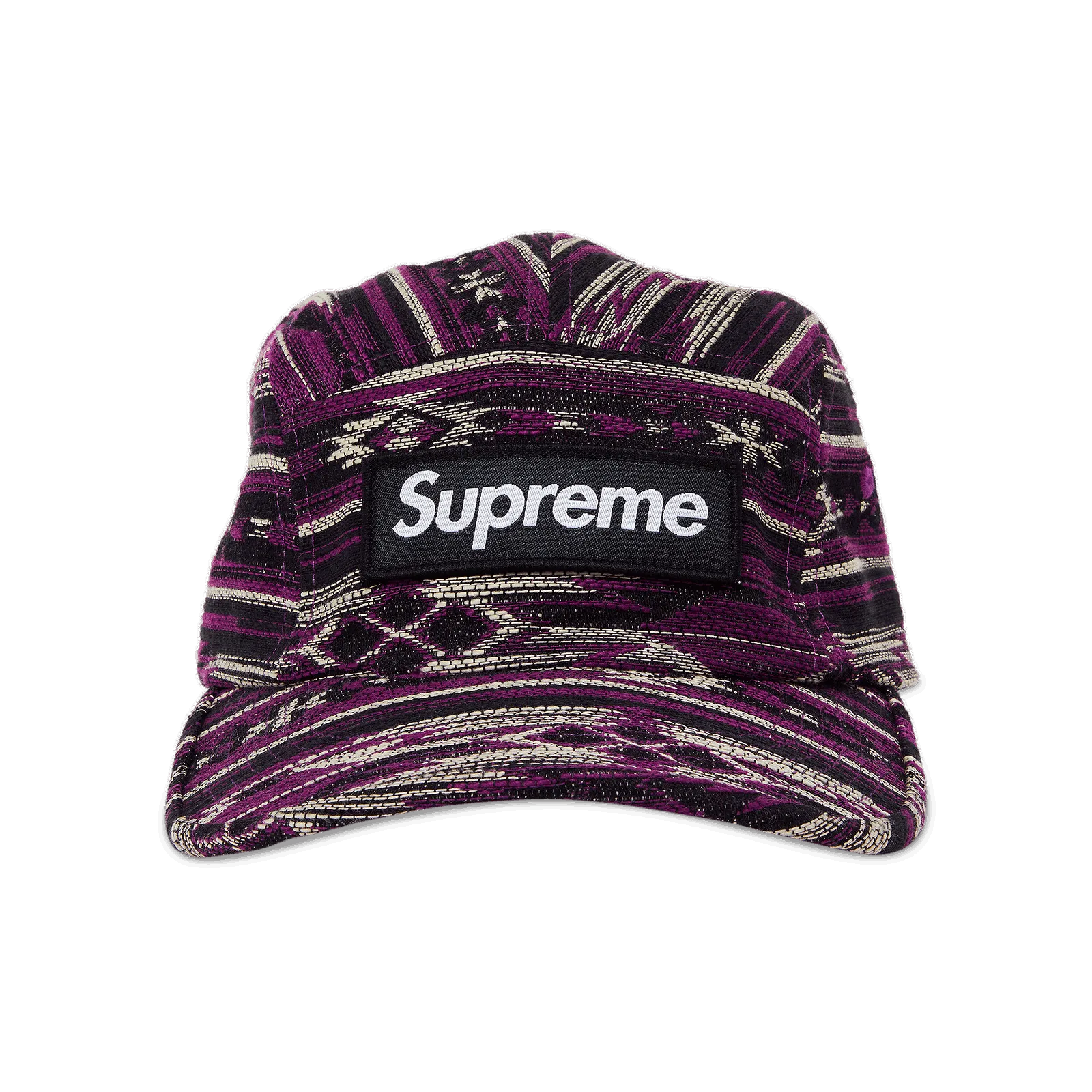 Supreme Woven Pattern Camp Cap