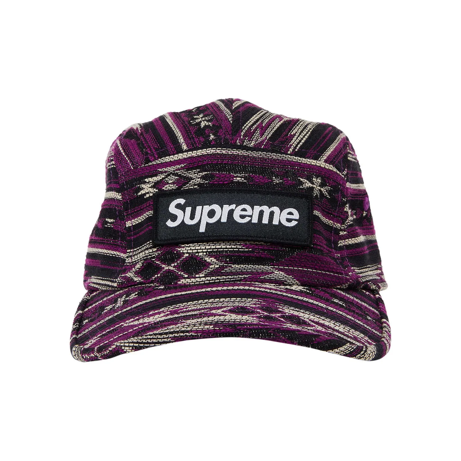 Supreme Woven Pattern Camp Cap