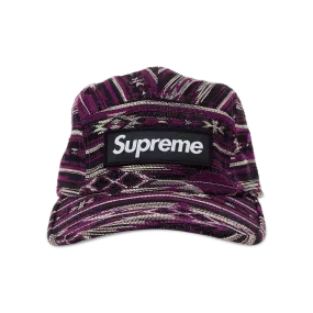 Supreme Woven Pattern Camp Cap