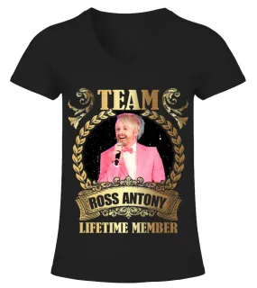 TEAM ROSS ANTONY - LIFETIME MEMBER Camiseta cuello pico Mujer