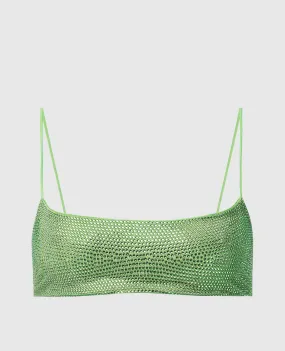 The Andamane Inga green top in crystals