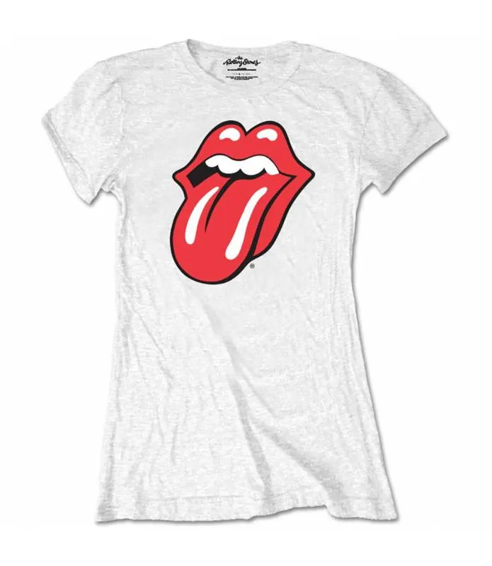 The Rolling Stones Ladies T-Shirt: Classic Tongue Camiseta Licencia Oficial RockOff RSTSP03LW