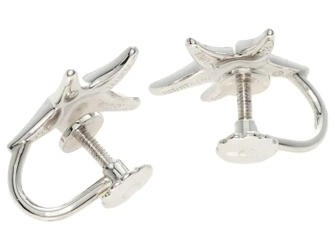 Tiffany & Co Pendientes de clip de plata Tiffany Starfish 