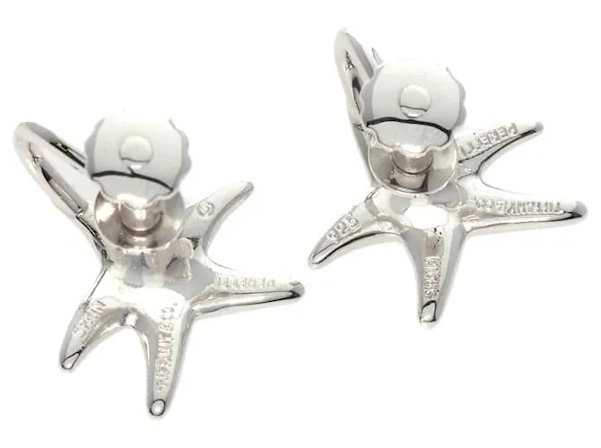 Tiffany & Co Pendientes de clip de plata Tiffany Starfish 