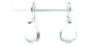 Tiffany & Co Pendientes de cristal en forma de gota Tiffany en plata 