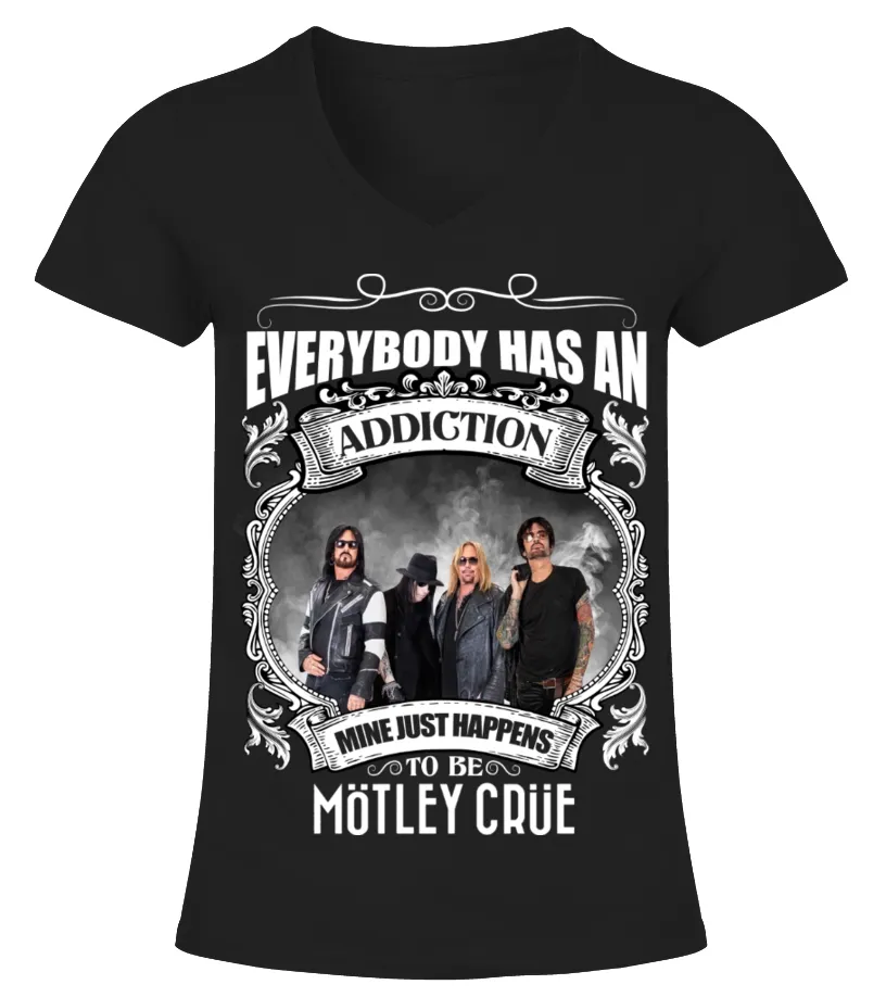 TO BE MOTLEY CRUE Camiseta cuello pico Mujer