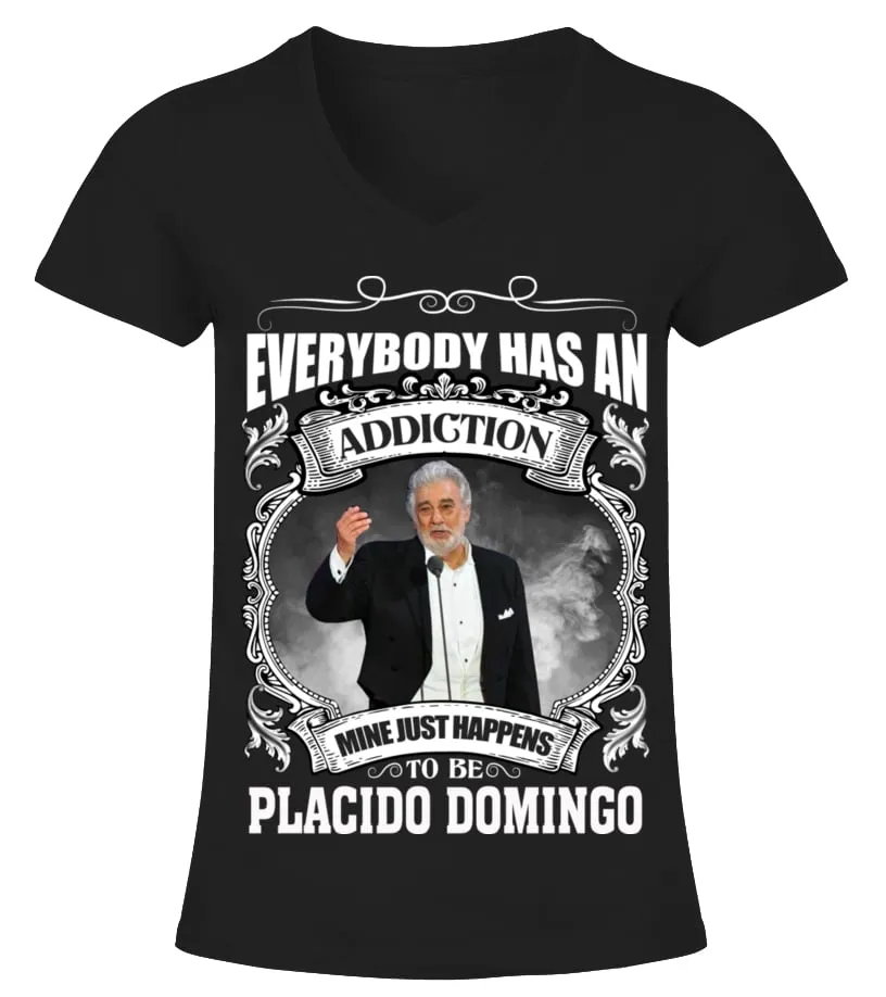 TO BE PLACIDO DOMINGO Camiseta cuello pico Mujer