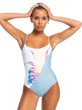 traje de baño Roxy Pop Surf Reversible One Piece - NFT6/Pale Marigold Tie Dye Vibes - women´s