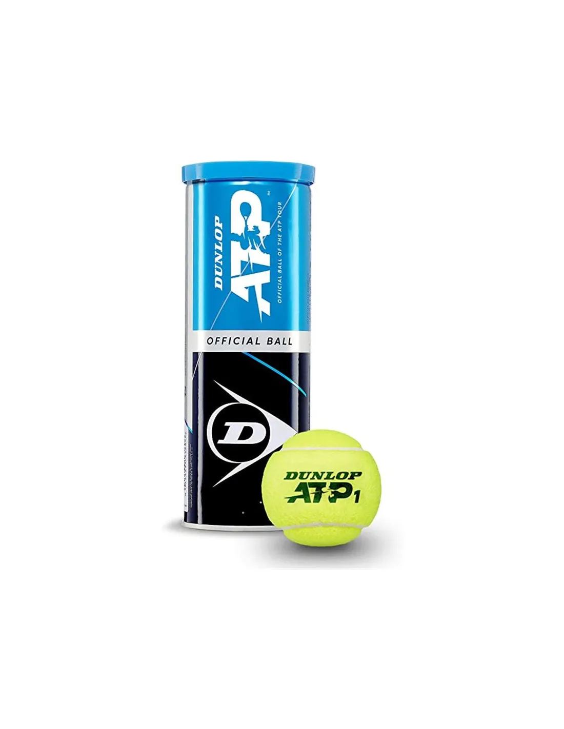 Tubo de 3 Pelotas de Tenis Dunlop ATP Official