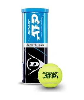 Tubo de 3 Pelotas de Tenis Dunlop ATP Official