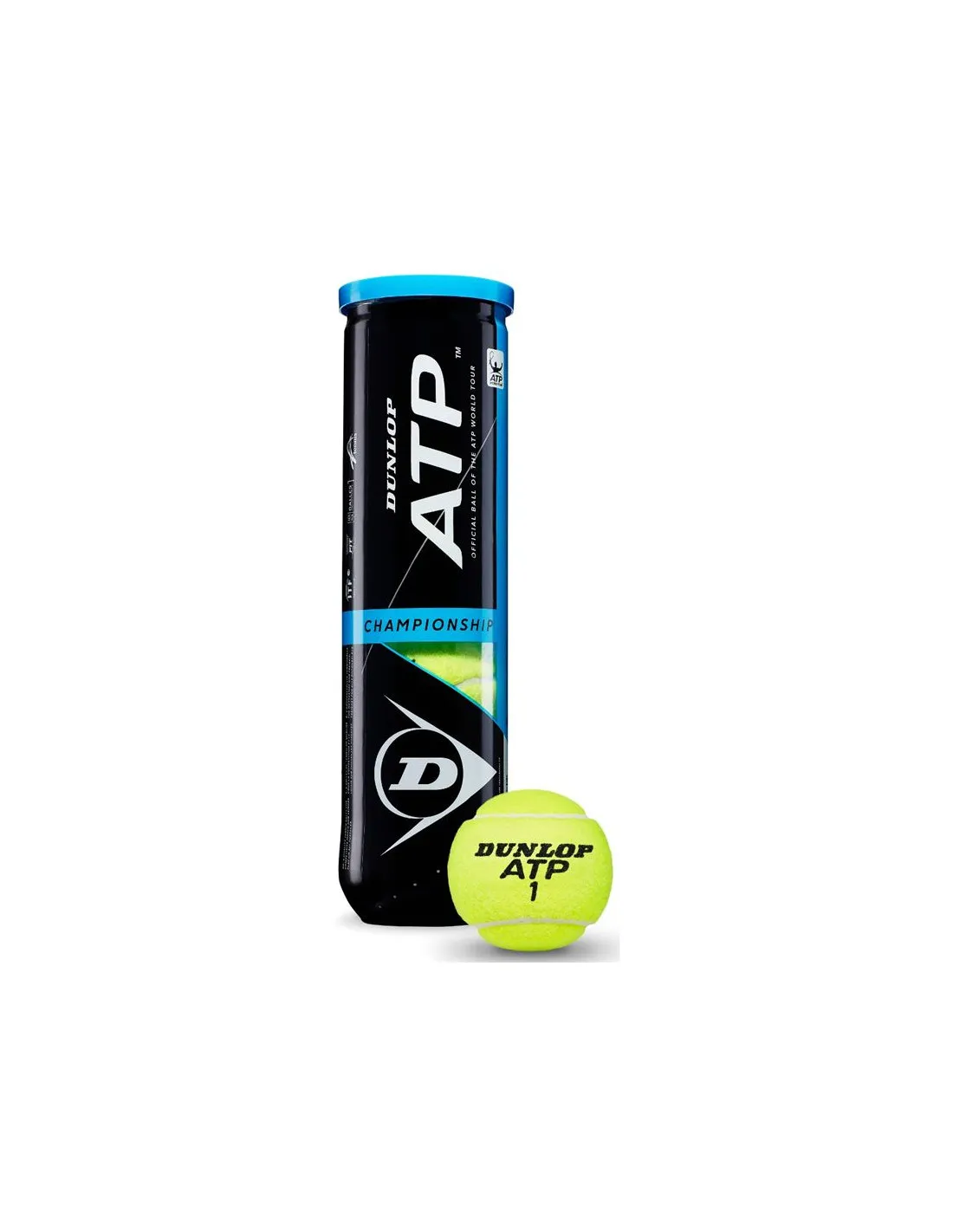 Tubo de 4 pelotas Dunlop Atp Championship