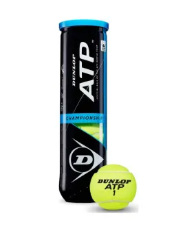 Tubo de 4 pelotas Dunlop Atp Championship