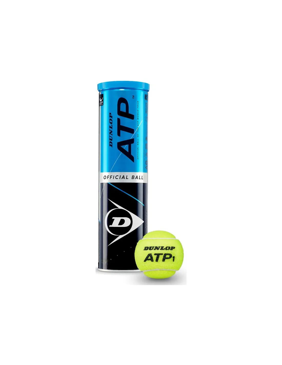 Tubo de 4 pelotas Dunlop Atp