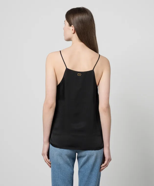 Twinset Black top with logo