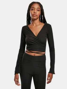 Urban Classics Ladies Cropped Rib Wrapped