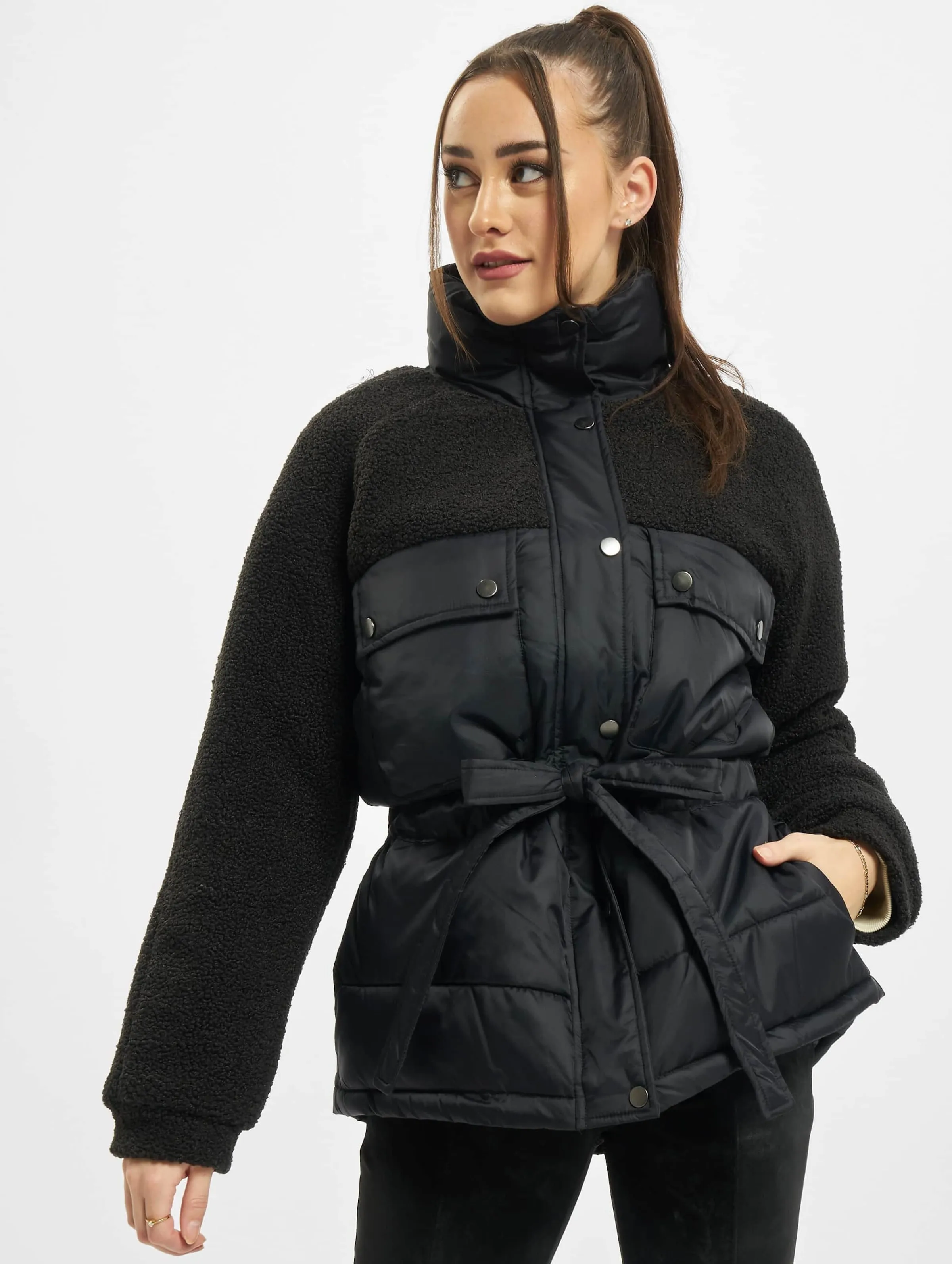 Urban Classics Ladies Sherpa Mix