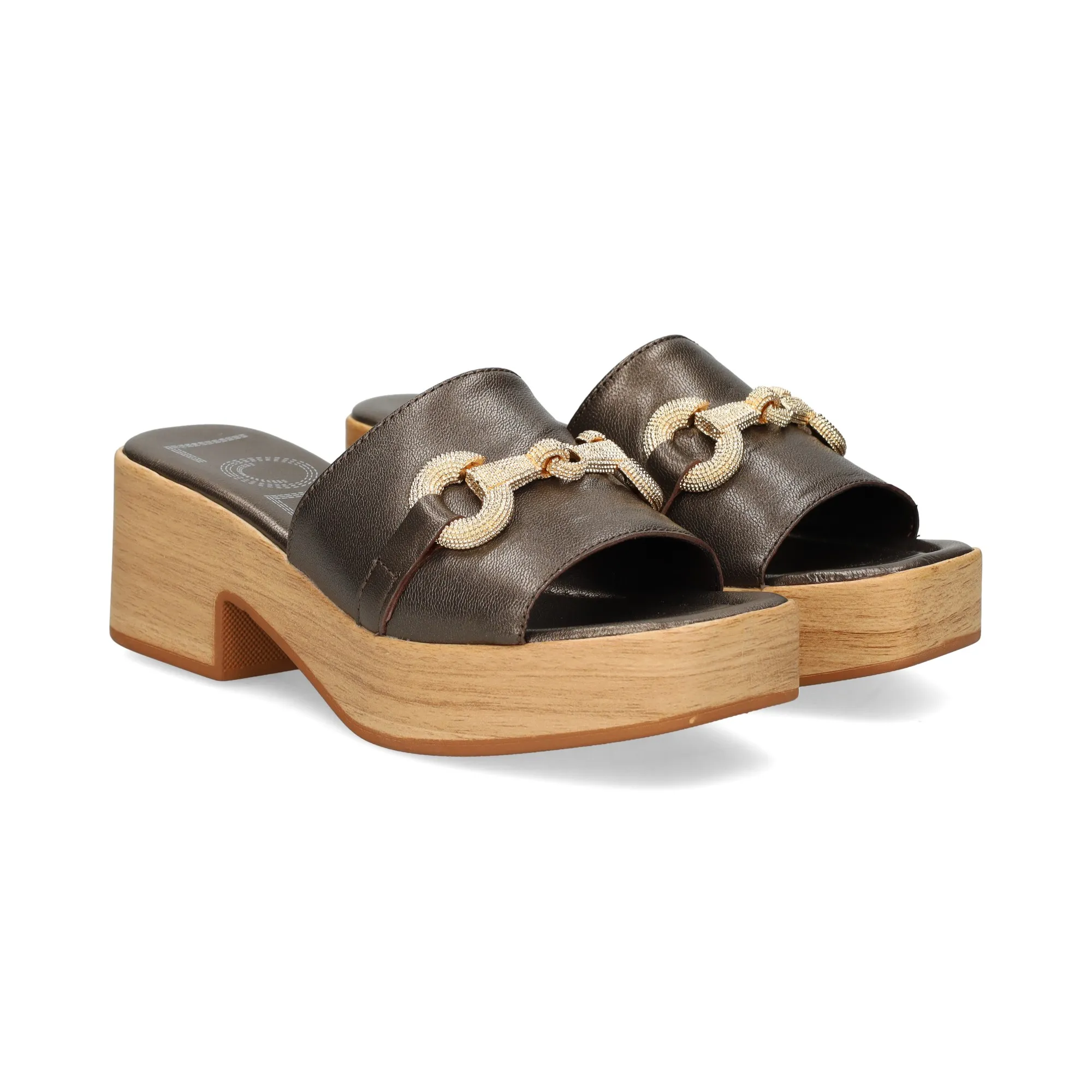 VEXED SHOES COMPANY Sandalias con plataforma de Mujer BRONCE