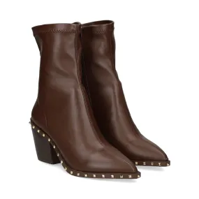 VIBES Botas con tacón de Mujer MARRON