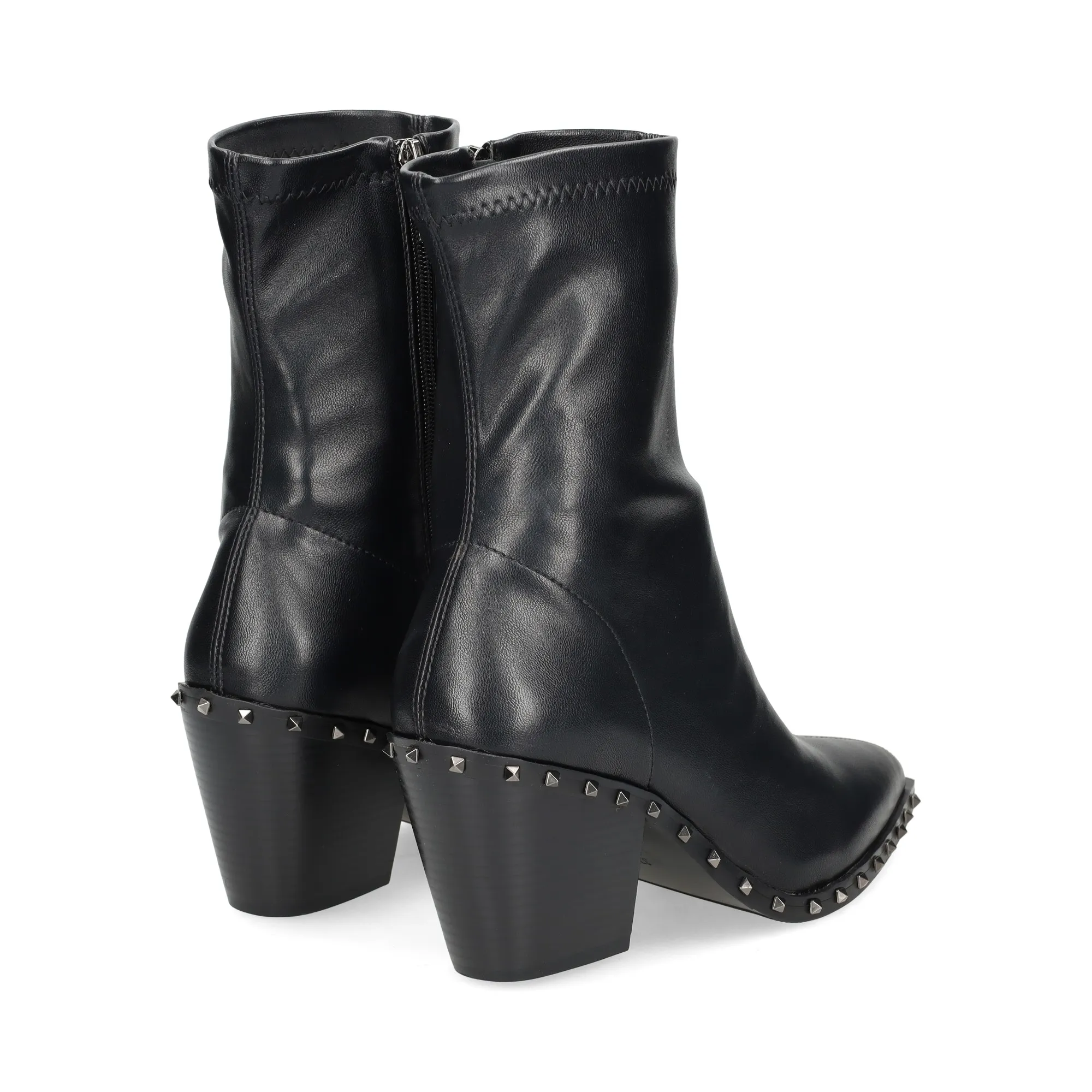 VIBES Botas con tacón de Mujer NEGRO