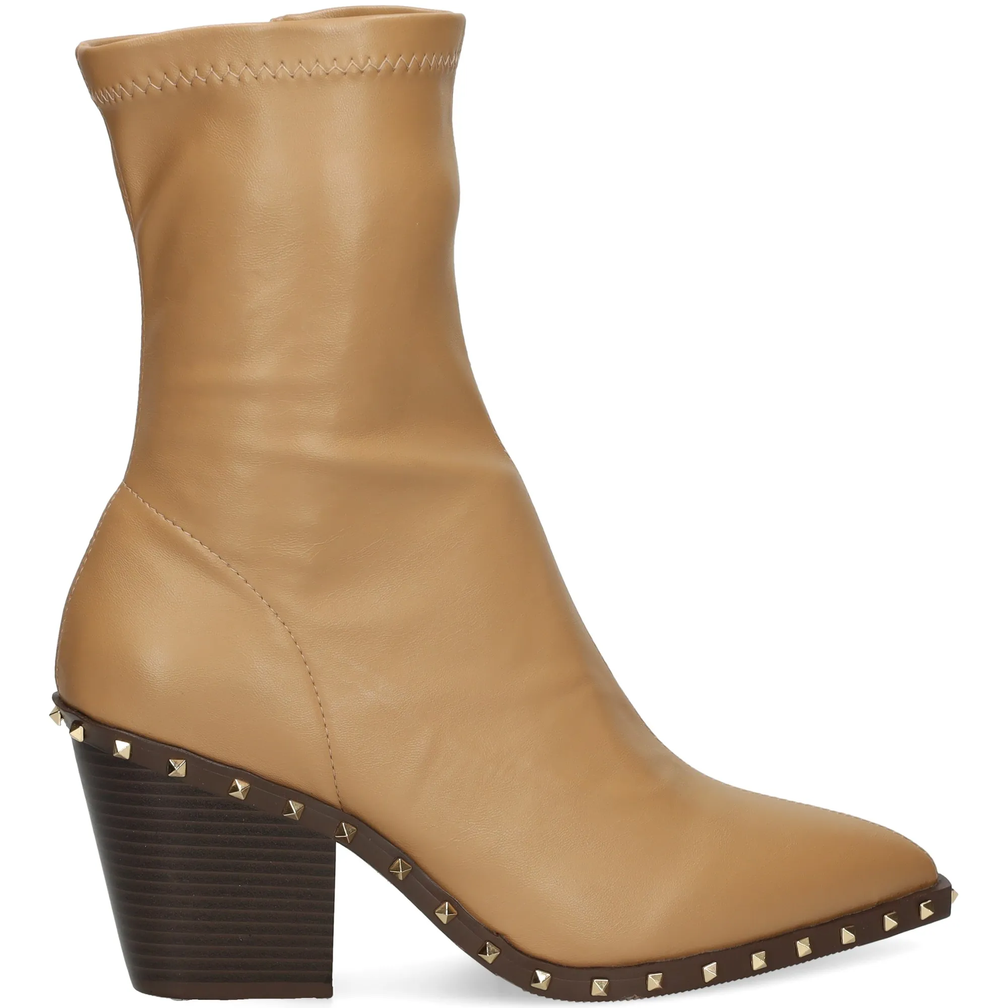 VIBES Botas con tacón de Mujer SAND