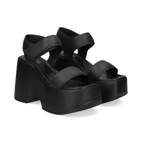 VIC MATIE Sandalias con plataforma de Mujer 101 NEGRO