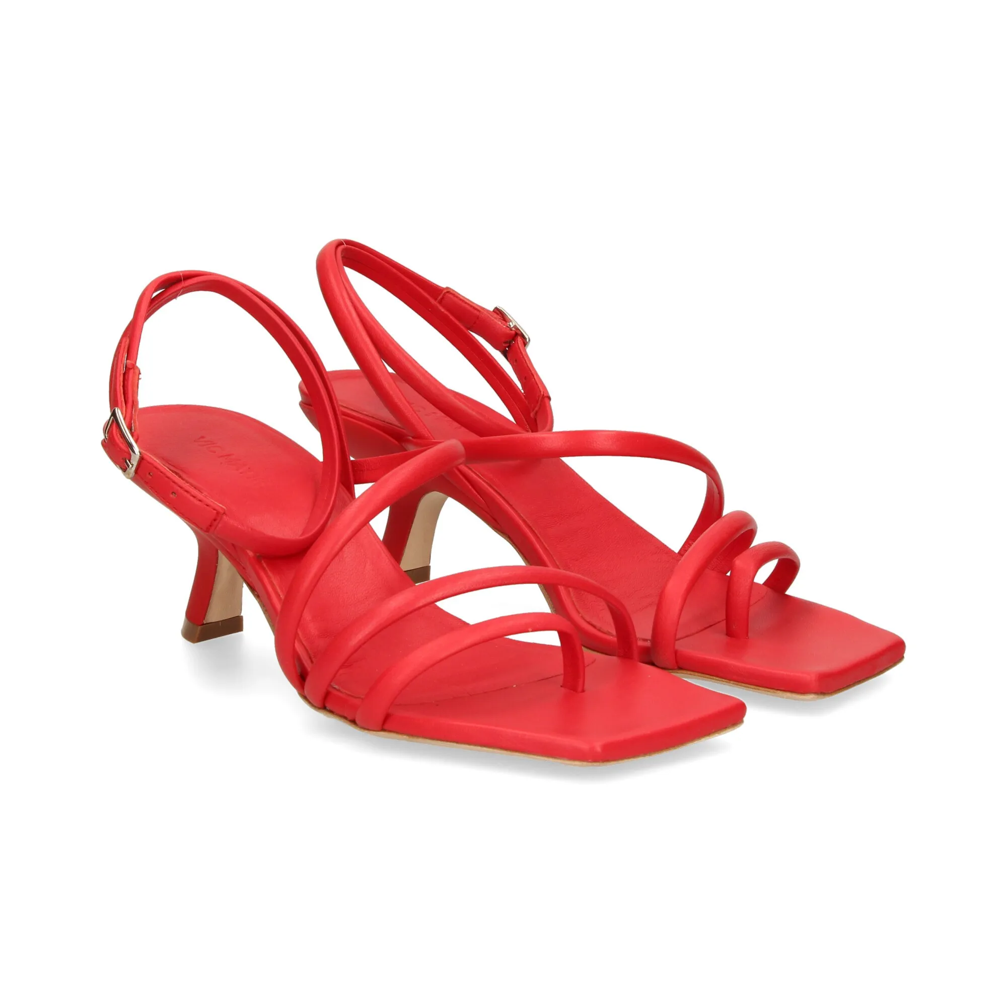 VIC MATIE Sandalias con tacón de Mujer 410 RED