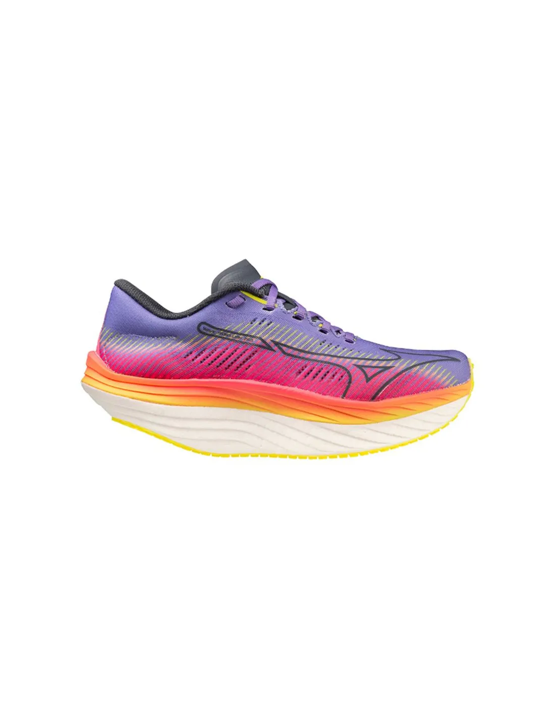 Zapatillas de Running Mizuno Wave Rebellion Flash Rosa fluor Mujer