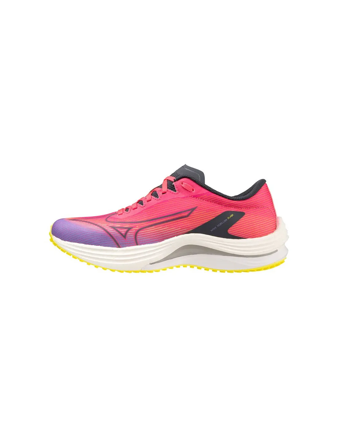 Zapatillas de Running Mizuno Wave Rebellion Flash Rosa fluor Mujer