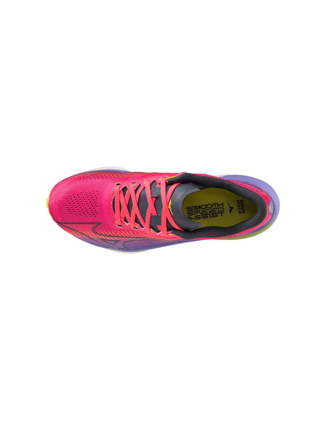 Zapatillas de Running Mizuno Wave Rebellion Flash Rosa fluor Mujer