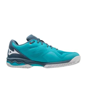 Zapatillas de Tenis Mizuno Wave Exceed Light CC Azul Hombre