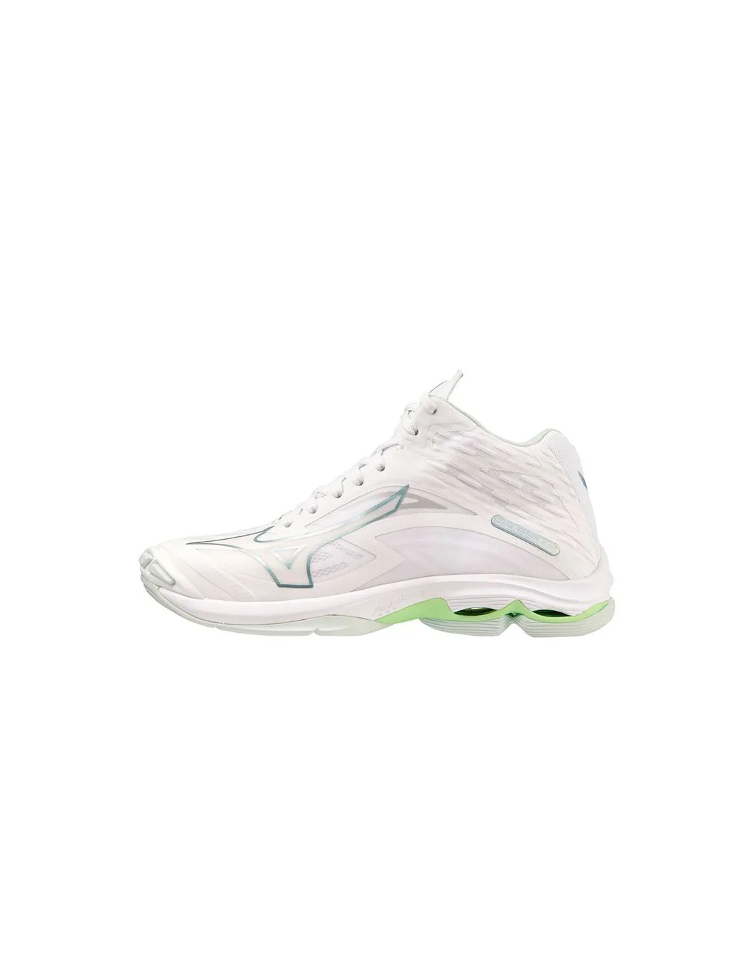 Zapatillas de Voleibol Mizuno Wave Lightning Z7 Mid Blanco Mujer