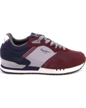 Zapatillas deporte PEPE JEANS  de Hombre PMS30989 ZAPATILLAS CASUAL DE HOMBRE  BURDEOS