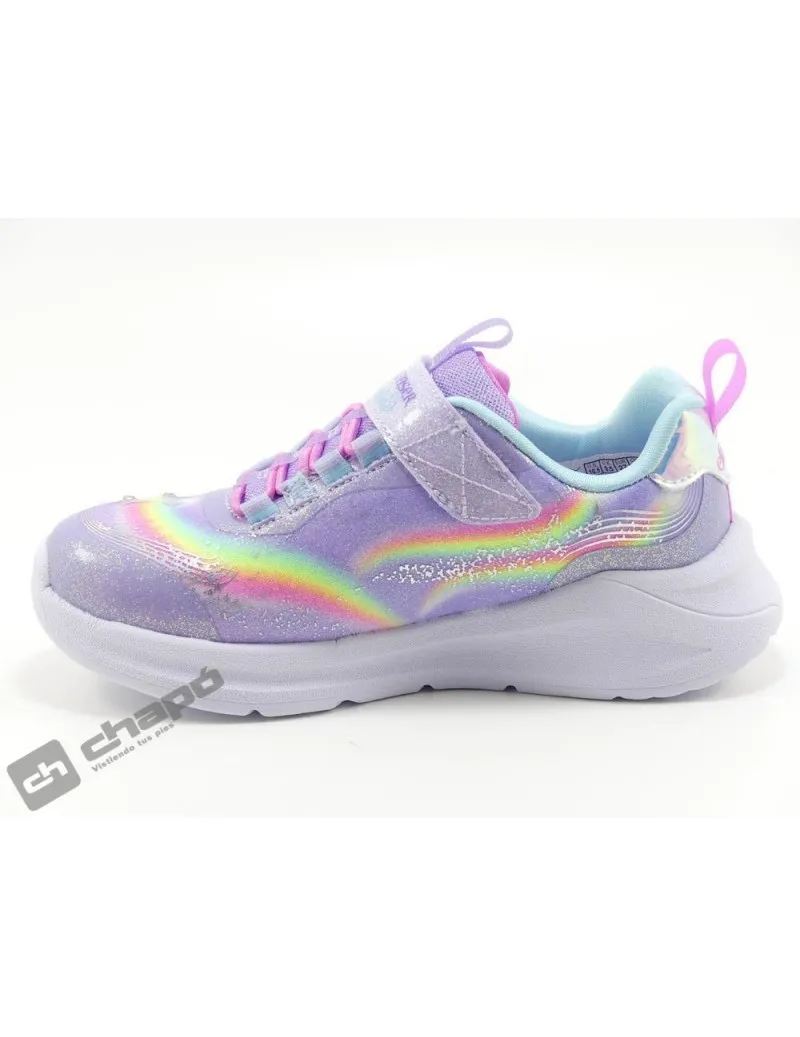 Zapatillas Deportiva Rosa Skechers 302298n-302298l