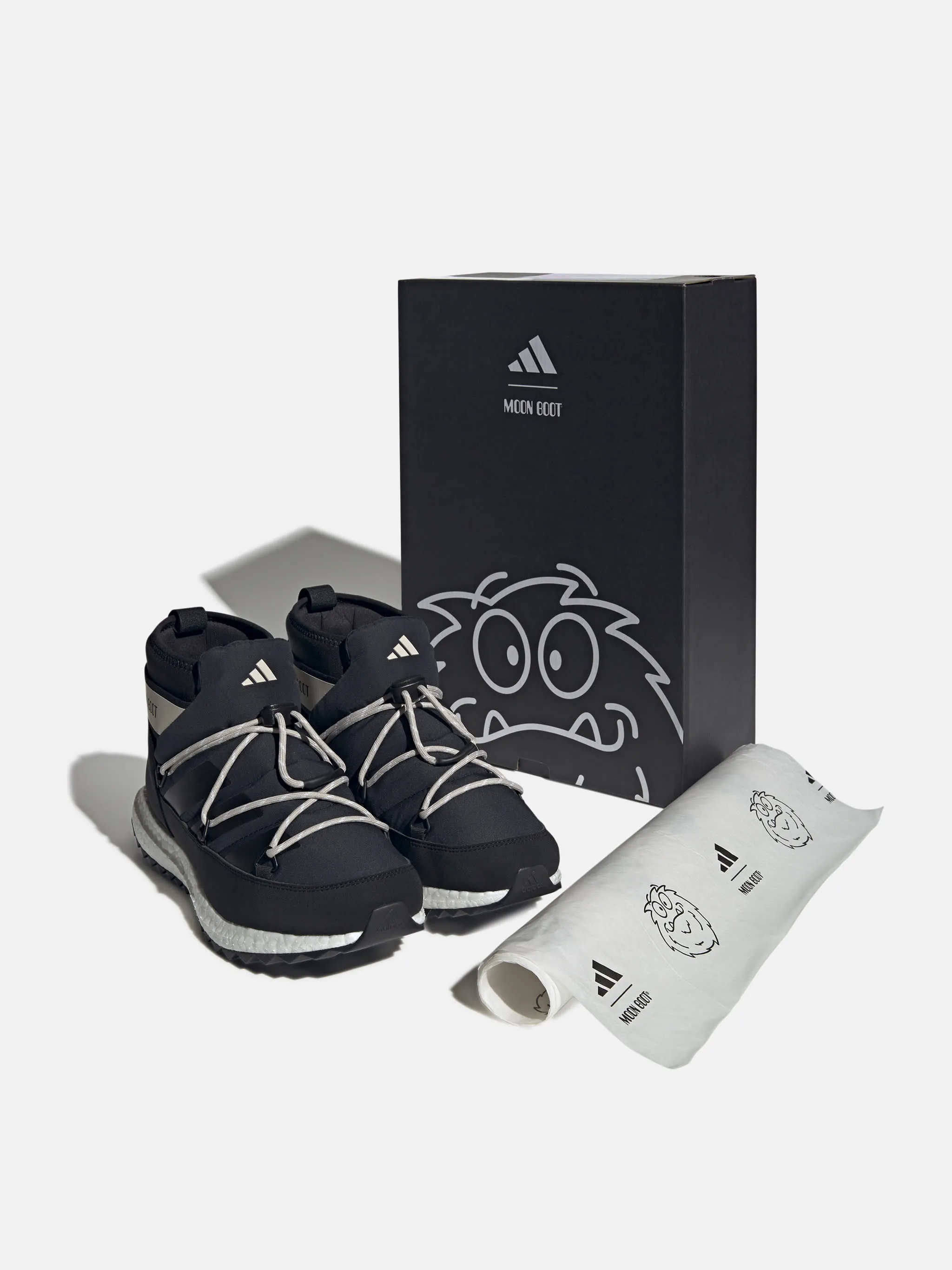 Zapatillas Moonboost Low negras de adidas x Moon Boot