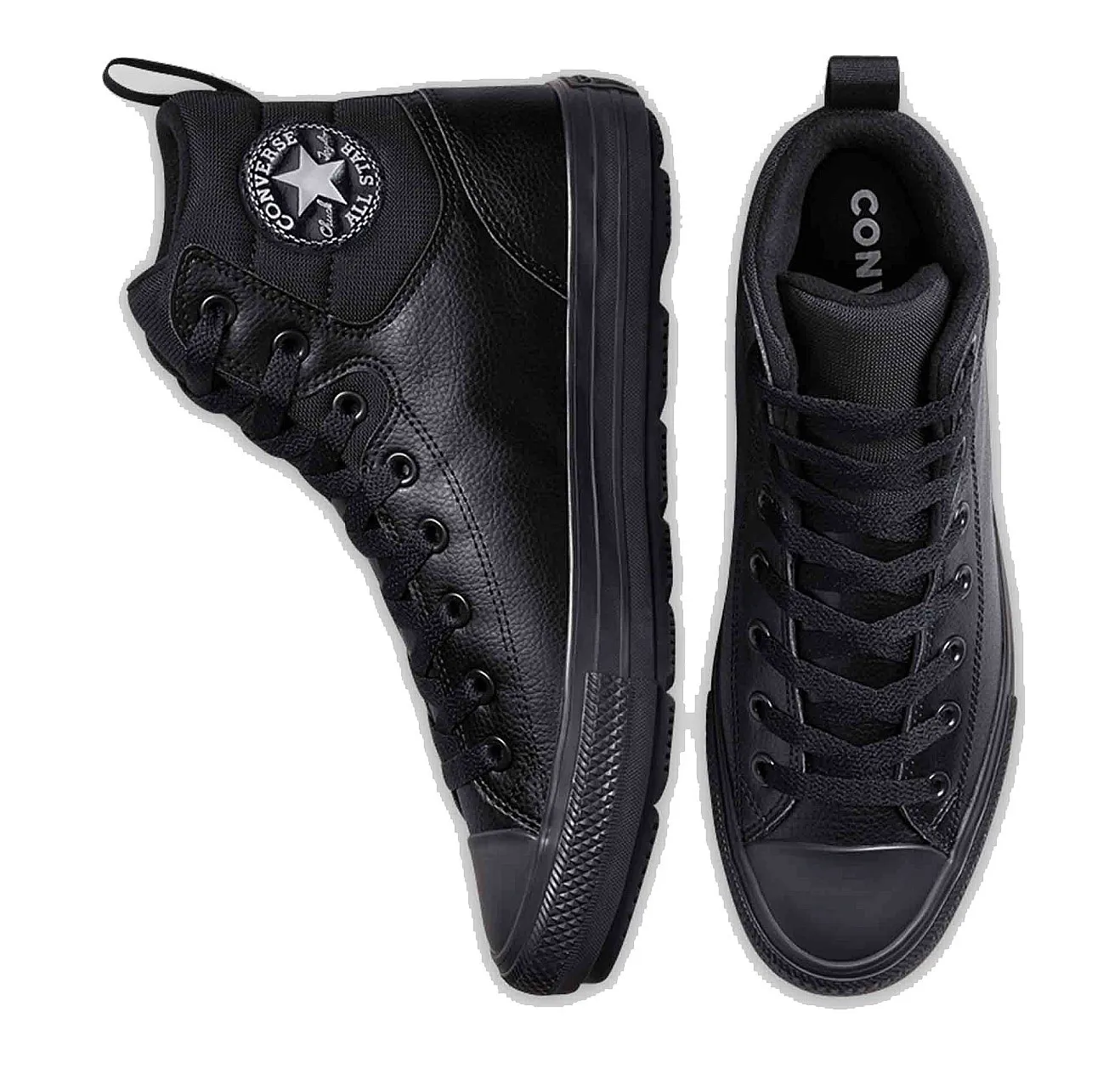 zapatos Converse Chuck Taylor All Star Faux Berkshire Boot Hi - 171447/Black/Black/Ash Stone