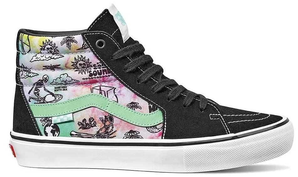 zapatos Vans Skate Sk8-Hi - Shroom Doom/Black/Grey Ash - men´s